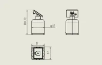 Ինտեգրված Tiltmeter JMQJ-7315RTU պատկեր 6